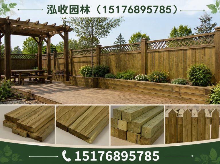 鹰潭京津冀防腐木工程展示图